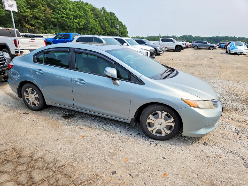 63139446 :رقم المزاد ، JHMFB4F22CS001288 vin ، 2012 Honda Civic مزاد بيع