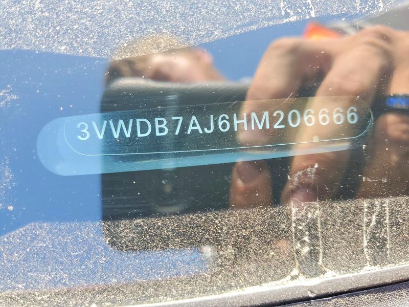 Aukcja sprzedaży 2017 Volkswagen Jetta, vin: 3VWDB7AJ6HM206666, numer aukcji: 62389466