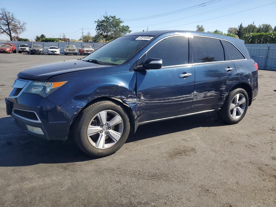 61616496 :رقم المزاد ، 2HNYD2H60BH539495 vin ، 2011 Acura Mdx مزاد بيع