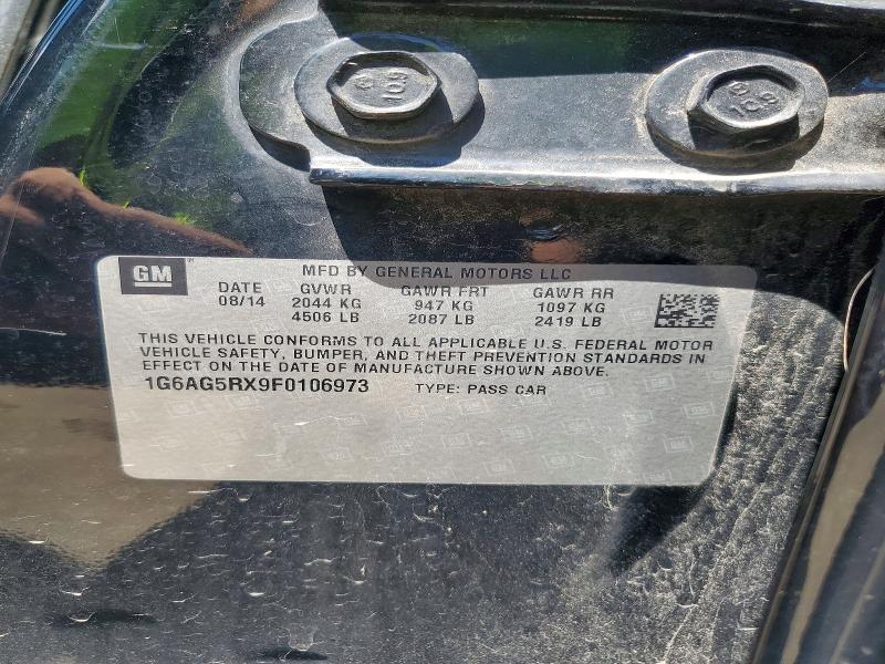 Продажа на аукционе авто 2015 Cadillac Ats, vin: 1G6AG5RX9F0106973, номер лота: 61685286
