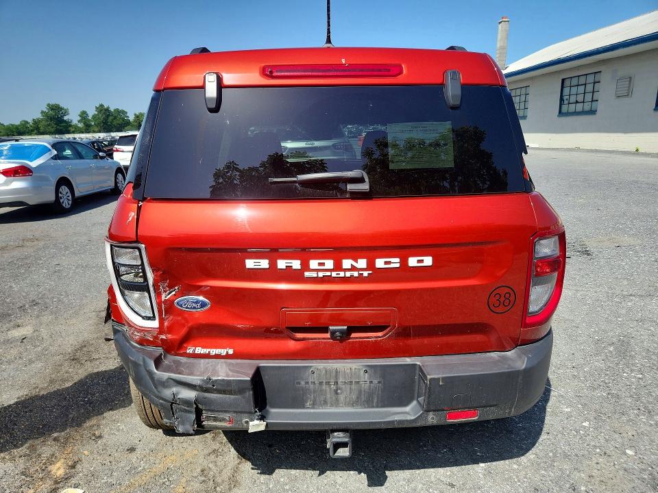 2022 Ford Bronco Sport მანქანა იყიდება აუქციონზე, vin: 3FMCR9B67NRE20348, აუქციონის ნომერი: 59258096