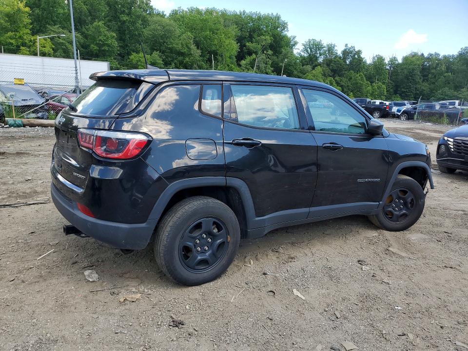 2018 Jeep Compass მანქანა იყიდება აუქციონზე, vin: 3C4NJDAB0JT231995, აუქციონის ნომერი: 62959966