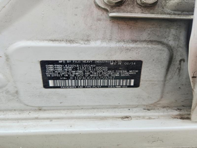 Продаж на аукціоні авто 2014 Subaru Impreza, vin: JF1GPAD65E8259287, номер лоту: 61712646