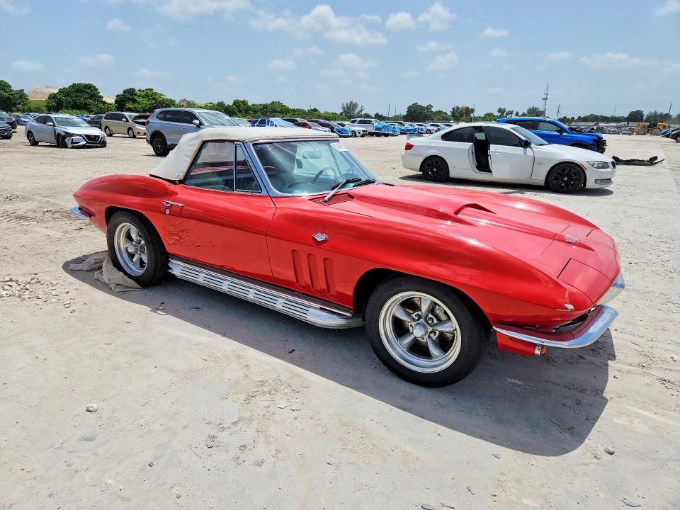 1965 Chevrolet Corvette მანქანა იყიდება აუქციონზე, vin: 194675S122966, აუქციონის ნომერი: 60446356