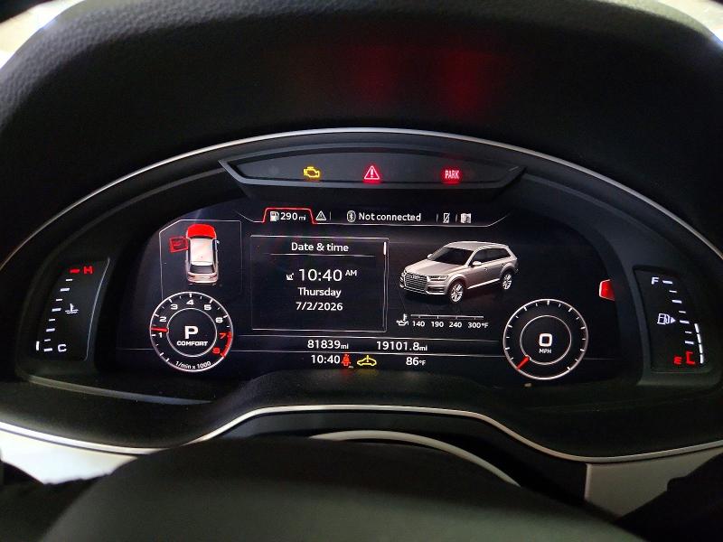 Продажа на аукционе авто 2019 Audi Q7, vin: WA1LHAF77KD021627, номер лота: 59355846