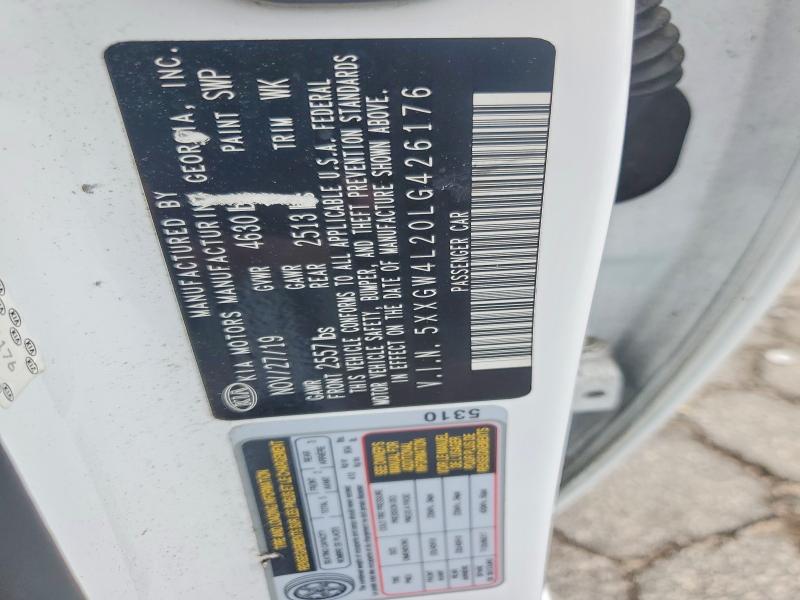 60991356 :رقم المزاد ، 5XXGW4L20LG426176 vin ، 2020 Kia Optima مزاد بيع