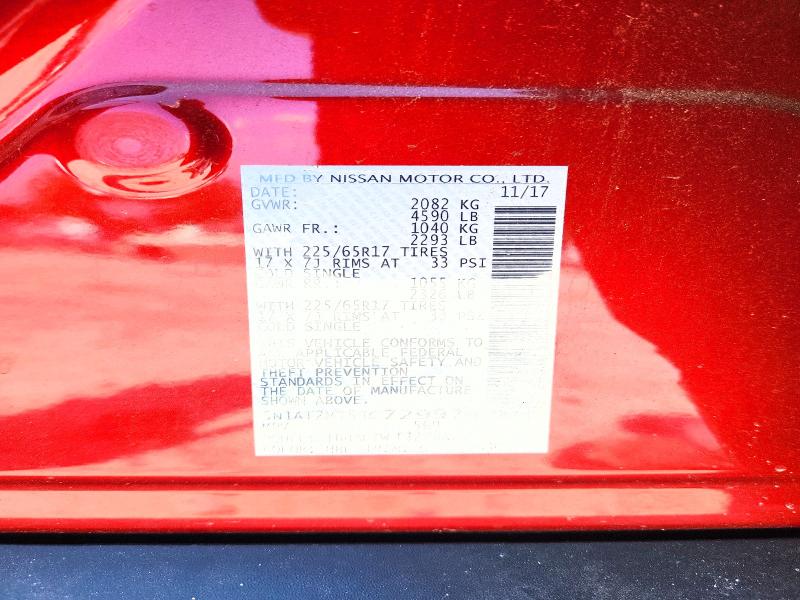 Продаж на аукціоні авто 2018 Nissan Rogue Sv, vin: 5N1AT2MT5JC729974, номер лоту: 61853676