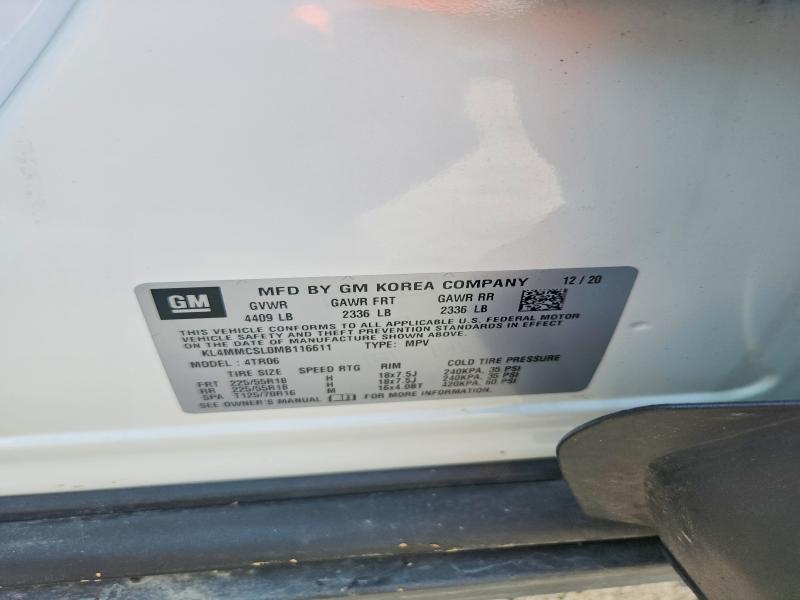 Aukcja sprzedaży 2021 Buick Encore, vin: KL4MMCSL0MB116611, numer aukcji: 59343156