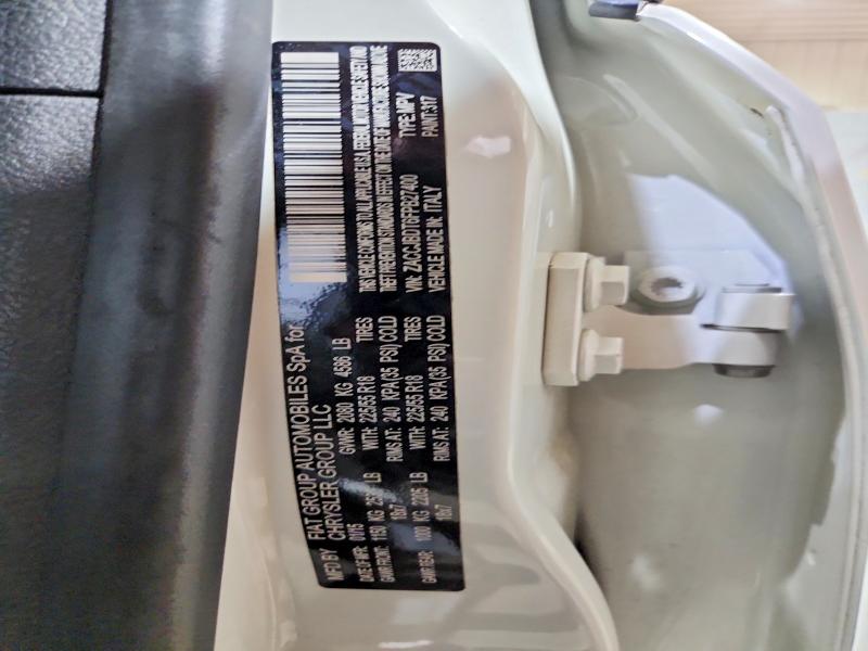 60938866 :رقم المزاد ، ZACCJBDT6FPB27400 vin ، 2015 Jeep Renegade مزاد بيع