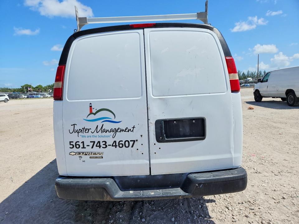 2013 Chevrolet Express G1500 მანქანა იყიდება აუქციონზე, vin: 1GCSGAFX7D1135278, აუქციონის ნომერი: 61725016