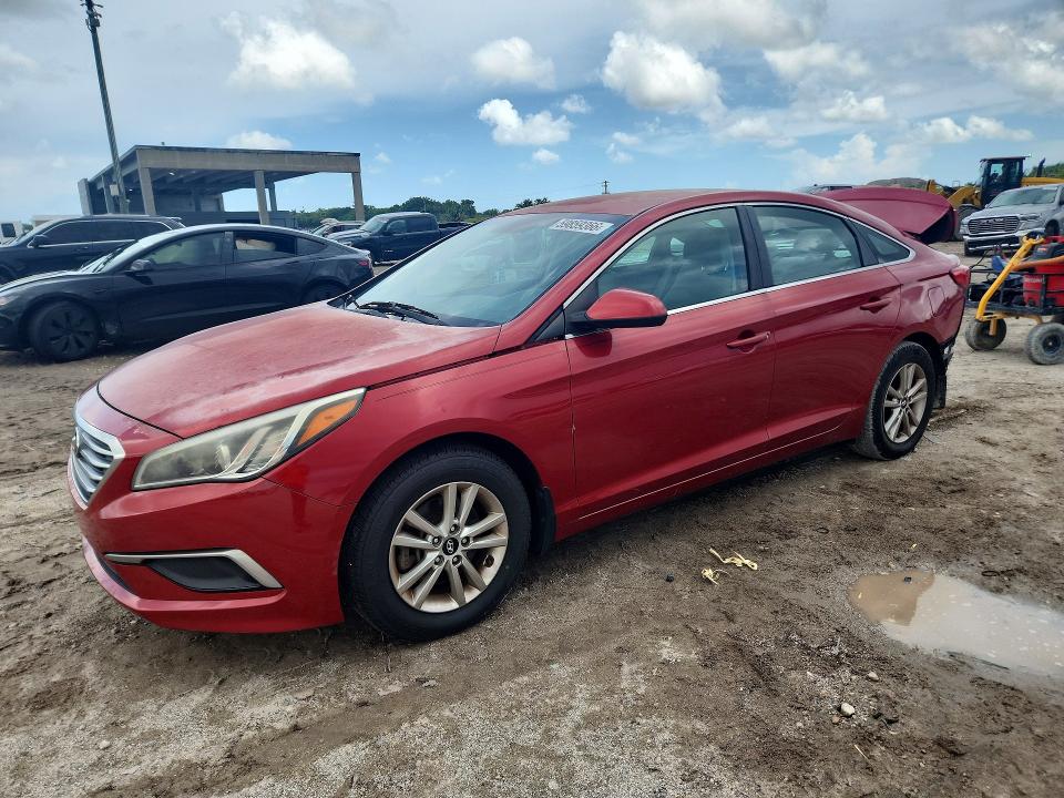 2017 Hyundai Sonata მანქანა იყიდება აუქციონზე, vin: 5NPE24AF1HH522614, აუქციონის ნომერი: 59859366