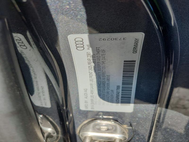 62454236 :رقم المزاد ، WAUCFAFRXFA017699 vin ، 2015 Audi A5 مزاد بيع
