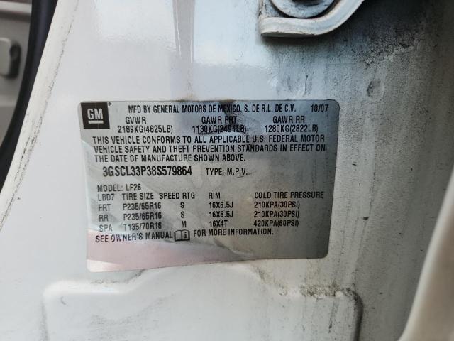 Aukcja sprzedaży 2008 Saturn Vue, vin: 3GSCL33P38S579864, numer aukcji: 59862356