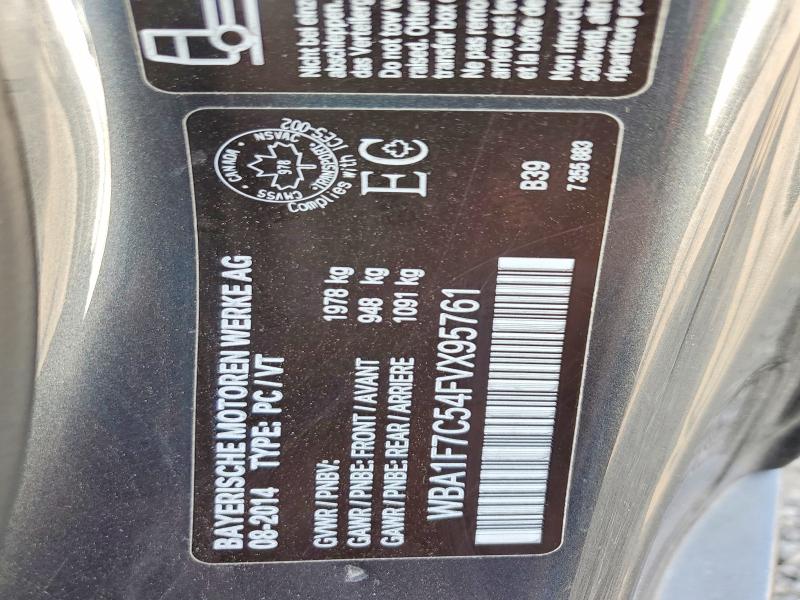 2015 Bmw 228 მანქანა იყიდება აუქციონზე, vin: WBA1F7C54FVX95761, აუქციონის ნომერი: 62526946