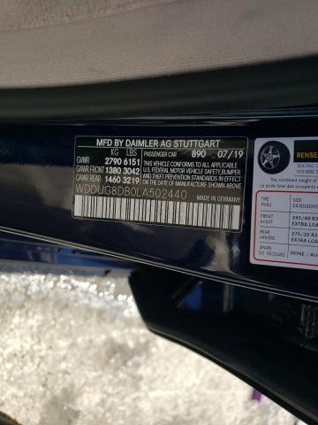Продаж на аукціоні авто 2020 Mercedes-benz S, vin: WDDUG8DB0LA502440, номер лоту: 64803183