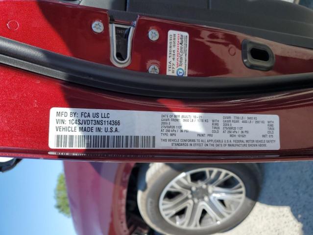 Продажа на аукционе авто 2022 Jeep Wagoneer Series Iii, vin: 1C4SJVDT3NS114366, номер лота: 62731103