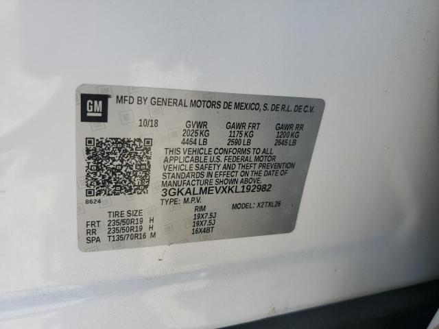 Продаж на аукціоні авто 2019 Gmc Terrain Sle, vin: 3GKALMEVXKL192982, номер лоту: 64212443