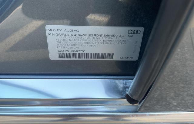 64179253 :رقم المزاد ، WAU32AFD7FN002635 vin ، 2015 Audi A8 L Quattro مزاد بيع