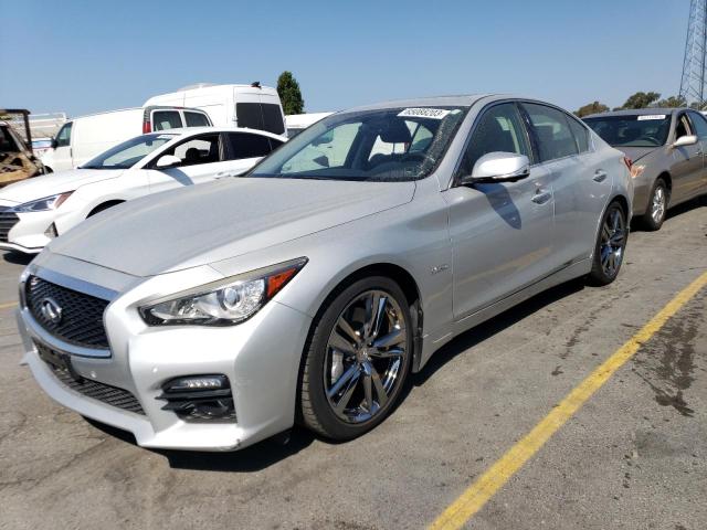 2014 Infiniti Q50 Hybrid Premium მანქანა იყიდება აუქციონზე, vin: JN1AV7AP7EM691024, აუქციონის ნომერი: 65088203