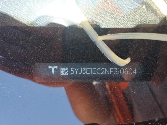 Aukcja sprzedaży 2022 Tesla Model 3, vin: 5YJ3E1EC2NF310604, numer aukcji: 64157723
