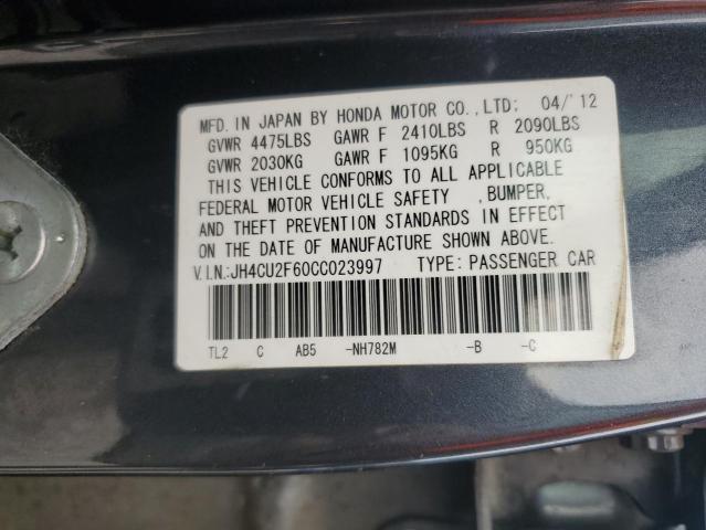 Продажа на аукционе авто 2012 Acura Tsx Tech, vin: JH4CU2F60CC023997, номер лота: 63305543