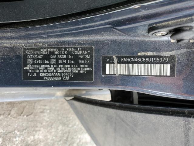 Aukcja sprzedaży 2008 Hyundai Accent Gls, vin: KMHCN46C68U195979, numer aukcji: 63207543