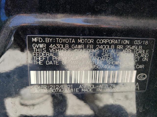2018 Lexus Is 300 მანქანა იყიდება აუქციონზე, vin: JTHBA1D23J5074006, აუქციონის ნომერი: 63903953