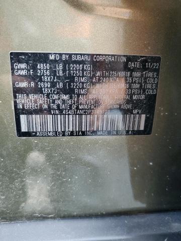 Aukcja sprzedaży 2023 Subaru Outback Limited, vin: 4S4BTANC2P3149720, numer aukcji: 65266463