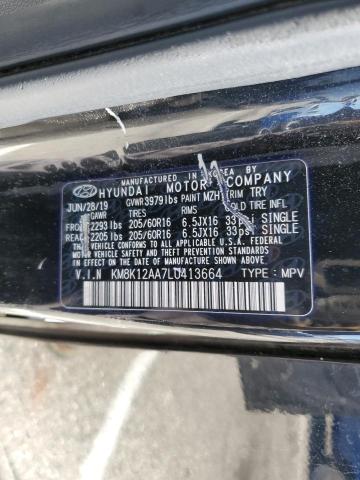 62869483 :رقم المزاد ، KM8K12AA7LU413664 vin ، 2020 Hyundai Kona Se مزاد بيع