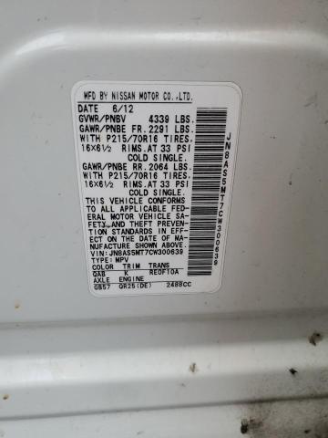 Aukcja sprzedaży 2012 Nissan Rogue S, vin: JN8AS5MT7CW300639, numer aukcji: 64327583