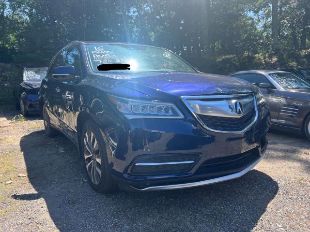 65497823 :رقم المزاد ، 5FRYD4H43GB015561 vin ، 2016 Acura Mdx Technology مزاد بيع