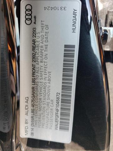 2015 Audi A3 Premium Plus მანქანა იყიდება აუქციონზე, vin: WAUEFGFF4F1045872, აუქციონის ნომერი: 62131143