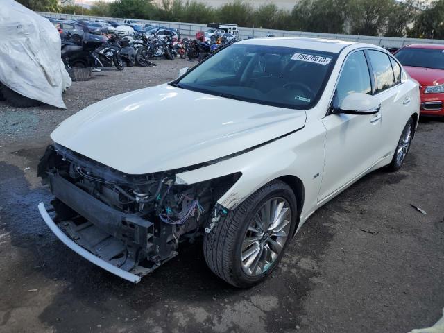 2018 Infiniti Q50 Luxe მანქანა იყიდება აუქციონზე, vin: JN1EV7AP6JM592240, აუქციონის ნომერი: 63670013