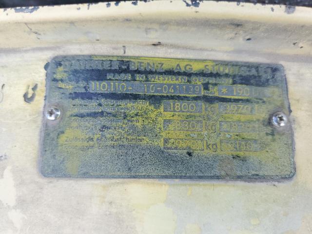 Продажа на аукционе авто 1963 Mercedes-benz 190d, vin: 190DC041139D, номер лота: 62769733