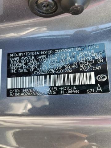Продажа на аукционе авто 2015 Lexus Rc 350, vin: JTHSE5BC3F5001362, номер лота: 65376993