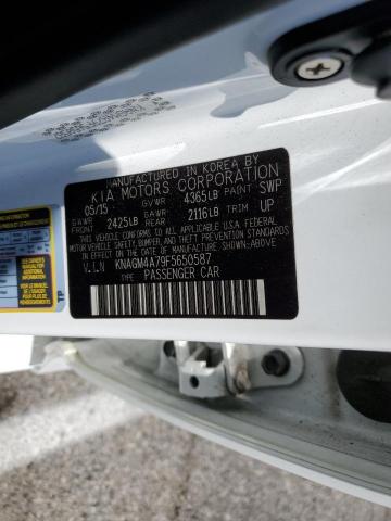 Продажа на аукционе авто 2015 Kia Optima Lx, vin: KNAGM4A79F5650587, номер лота: 63005293