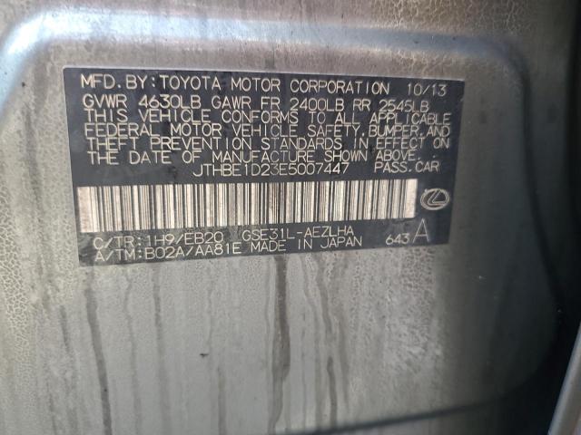 Продаж на аукціоні авто 2014 Lexus Is, vin: JTHBE1D23E5007447, номер лоту: 66349343