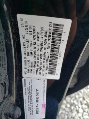 Aukcja sprzedaży 2016 Honda Accord Lx, vin: 1HGCR2F3XGA122452, numer aukcji: 63940693