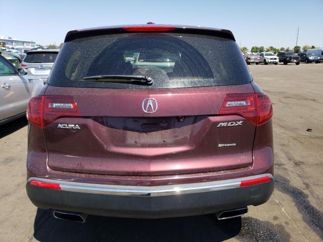 62687093 :رقم المزاد ، 2HNYD2H31CH520560 vin ، 2012 Acura Mdx Technology مزاد بيع
