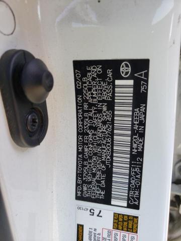 Aukcja sprzedaży 2007 Toyota Prius, vin: JTDKB20U677621455, numer aukcji: 62364943