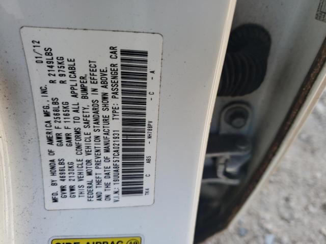 Продаж на аукціоні авто 2012 Acura Tl, vin: 19UUA8F57CA021931, номер лоту: 57200323