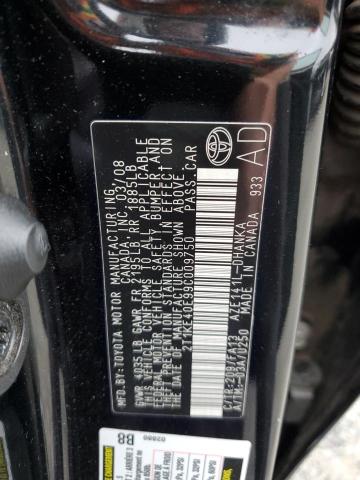 Продажа на аукционе авто 2009 Toyota Corolla Matrix S, vin: 2T1KE40E99C009750, номер лота: 65574583