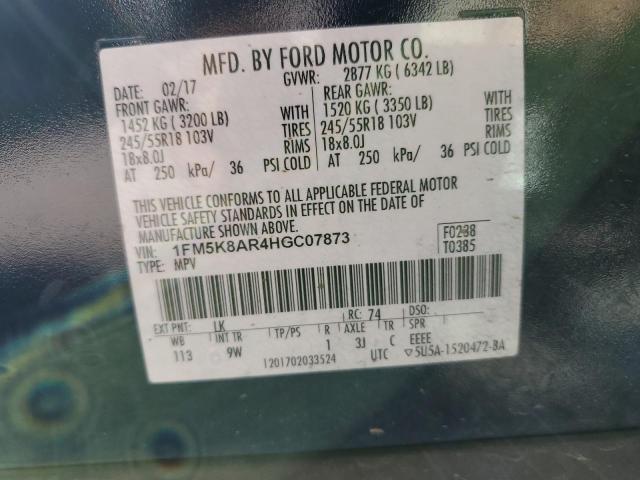 Aukcja sprzedaży 2017 Ford Explorer Police Interceptor, vin: 1FM5K8AR4HGC07873, numer aukcji: 62713953