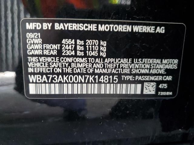 66228723 :رقم المزاد ، WBA73AK00N7K14815 vin ، 2022 Bmw 228xi مزاد بيع
