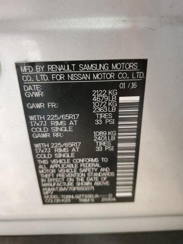63429203 :رقم المزاد ، KNMAT2MV7GP650071 vin ، 2016 Nissan Rogue S مزاد بيع
