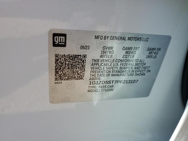 Aukcja sprzedaży 2023 Chevrolet Malibu Lt, vin: 1G1ZD5ST7PF213107, numer aukcji: 63839973