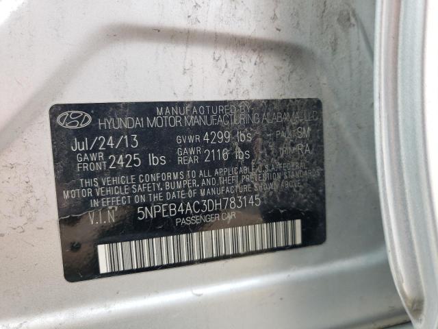 Aukcja sprzedaży 2013 Hyundai Sonata Gls, vin: 5NPEB4AC3DH783145, numer aukcji: 61600683