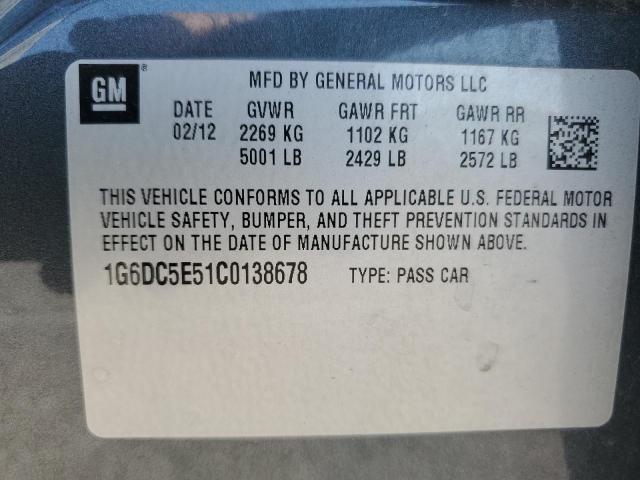 Продажа на аукционе авто 2012 Cadillac Cts, vin: 1G6DC5E51C0138678, номер лота: 64431743