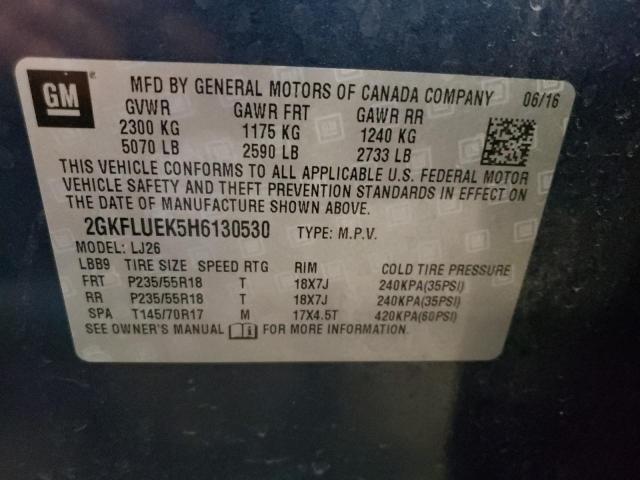Продажа на аукционе авто 2017 Gmc Terrain Slt, vin: 2GKFLUEK5H6130530, номер лота: 62779243