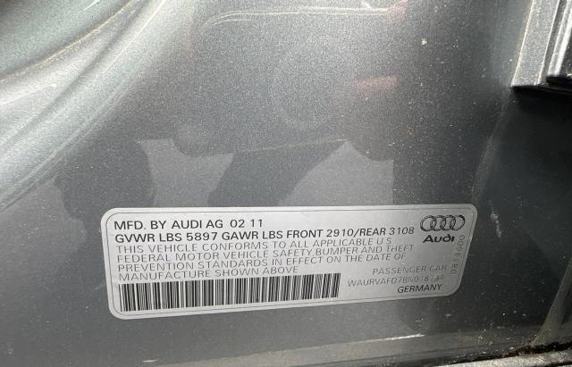 Aukcja sprzedaży 2011 Audi A8 L Quattro, vin: WAURVAFD7BN018734, numer aukcji: 66525503